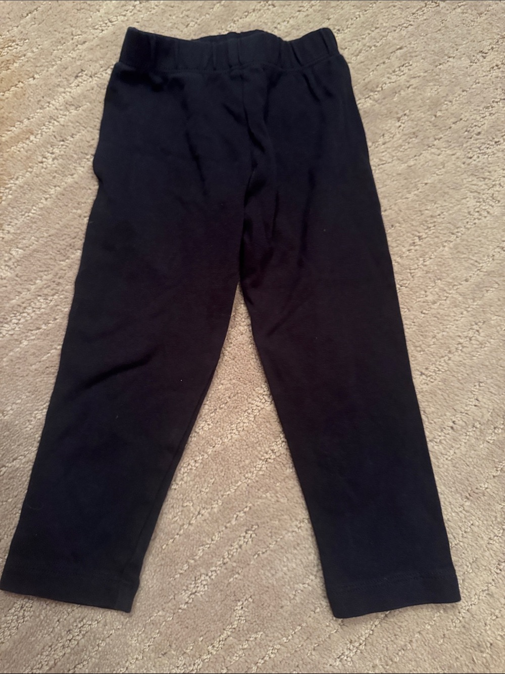 Kids Navy Stretch Leggings - Comfortable Everyday Wear